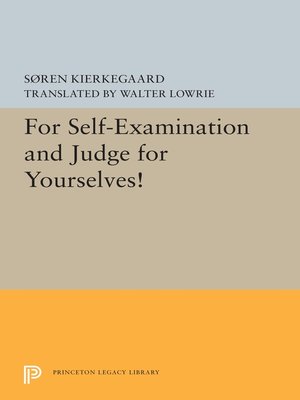cover image of For Self-Examination and Judge for Yourselves!